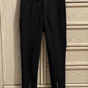 Berluti 1895 1740$ Gabardine Zip Hem Dress Pants Black EU 46 (US 30) S Size